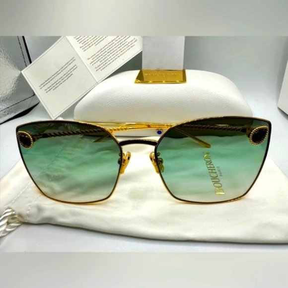 🏆Boucheron BC0139S 002 62-Gold‼️Size 62-18-135.Limited edition ‼️ - Picture 4 of 15